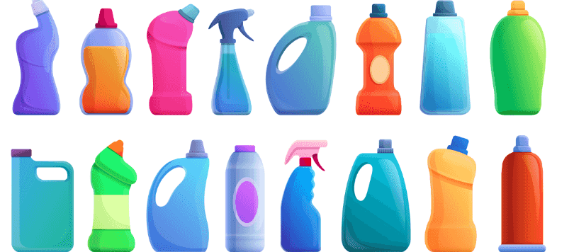 productos de limpieza desinfectantes