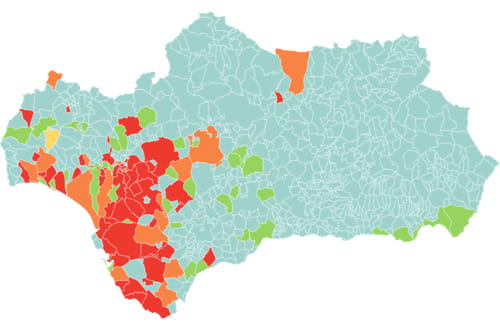 mapa virus del nilo andalucia